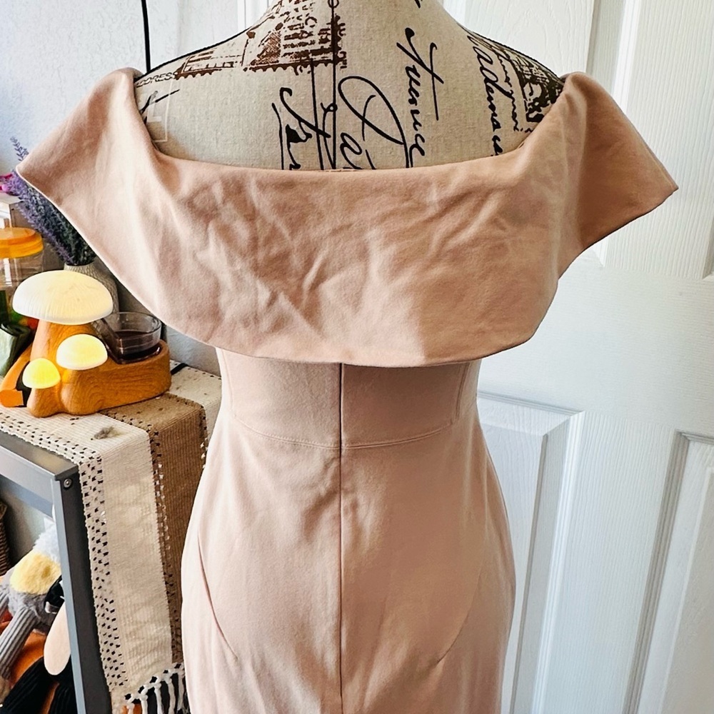 Strapless Dress in Soft Pink - Picture 3 of 5